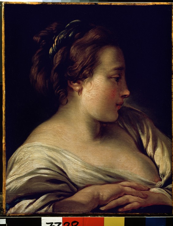 Head of a girl de François Boucher