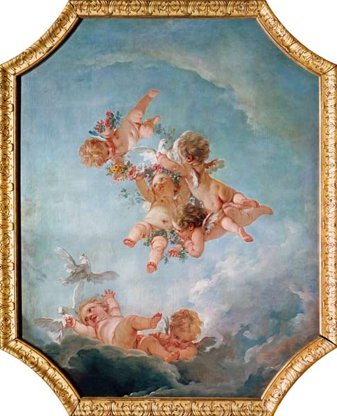Spring, from a series of the Four Seasons in the Salle du Conseil de François Boucher