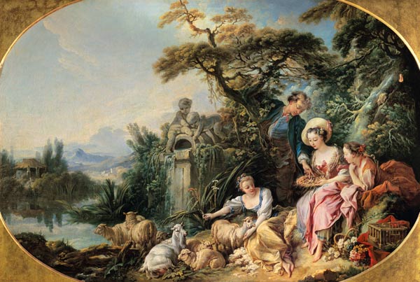 The Shepherd's Gift or, The Nest de François Boucher