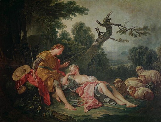 The Sleeping Shepherdess de François Boucher