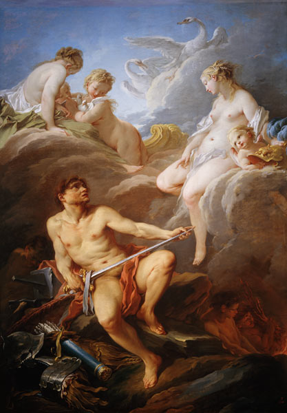 Venus Asking Vulcan for the Armour of Aeneas de François Boucher