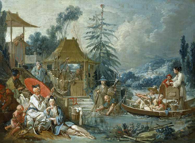 The Chinese Fishermen de François Boucher