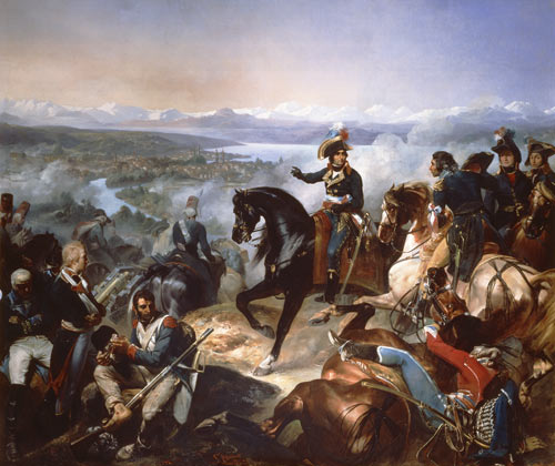The Battle of Zurich, 25th September 1799 de Francois Bouchot