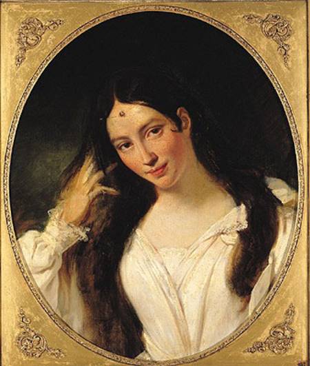 Portrait of 'La Malibran' in the Role of Desdemona de Francois Bouchot