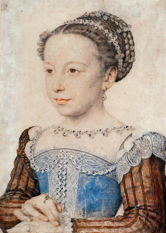 Portrait of Margaret of Valois (1553-1615) de François Clouet