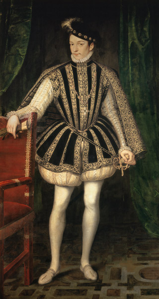 Portrait of King Charles IX of France (1550-1574) de François Clouet