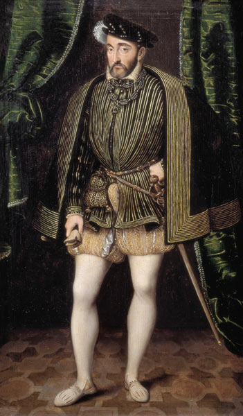 Portrait of Henri II (1519-59) de François Clouet