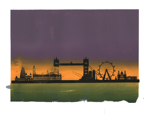 Sunset on London de Francois Domain