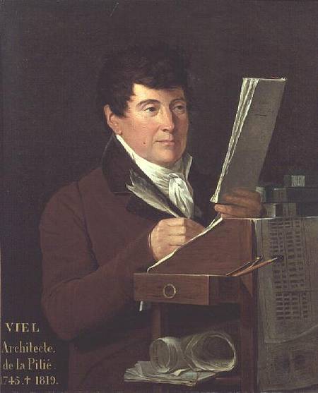 Portrait of Charles Francois Viel (1745-1819) de Francois Dumont
