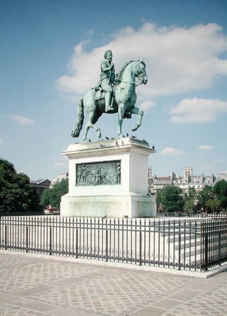 Equestrian statue of Henri IV (1553-1610) de Francois Frederic Lemot