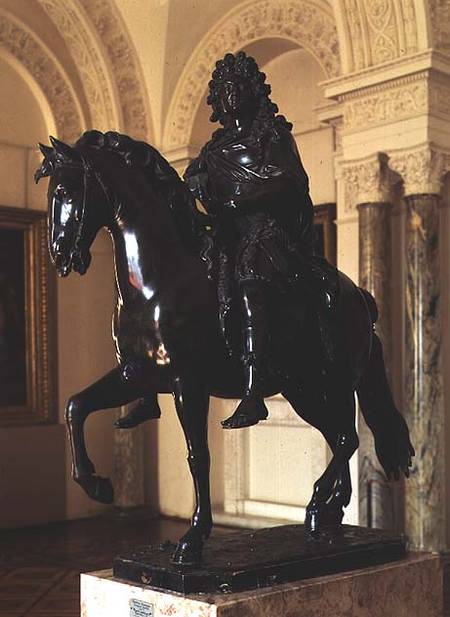 Model for the Equestrian Statue of Louis XIV, sculpture de Francois  Girardon