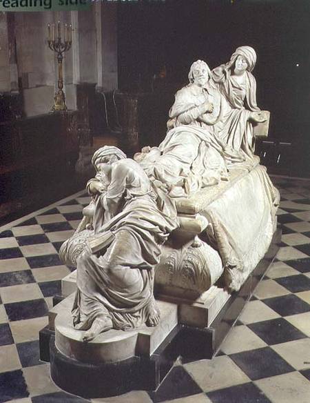 Funeral monument to Armand-Jean du Plessis, Cardinal Richelieu (1585-1642) depicting the cardinal ex de Francois Girardon