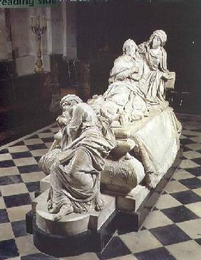 Funeral monument to Armand-Jean du Plessis, Cardinal Richelieu (1585-1642) depicting the cardinal ex