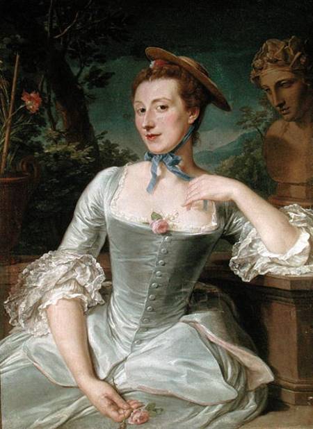 Jeanne Antoinette Poisson (1721-64) Marquise de Pompadour de François-Hubert Drouais