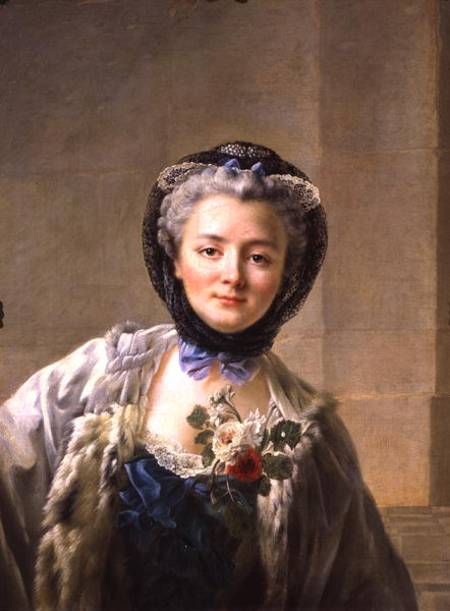 Portrait of Madame Drouais (c.1732-c.1815) de François-Hubert Drouais