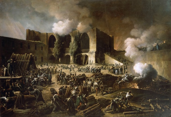 The defence of the castle of Burgos in october 1812 de François-Joseph Heim
