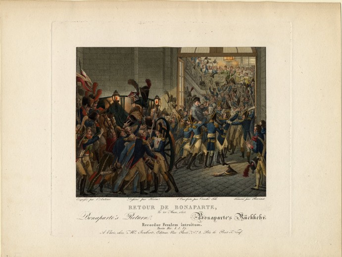 Napoleon Returning from the Island of Elba de François-Joseph Heim