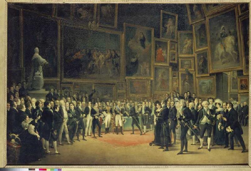 The Karl X. at the presentation of prizes to the a de François-Joseph Heim