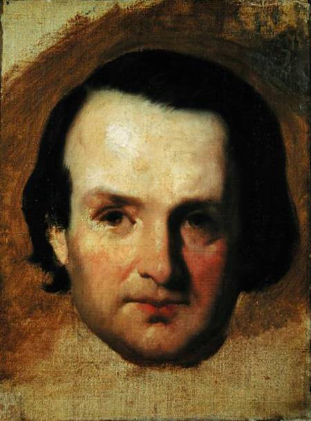 Study for a portrait of Victor Hugo (1802-85) de François-Joseph Heim