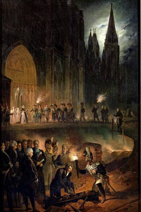 Transferring the Bones of the Royal Family to the Church of St. Denis de François-Joseph Heim