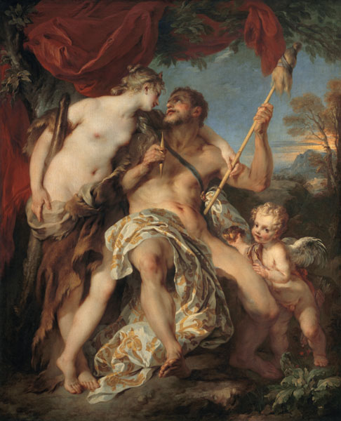 Hercules and Omphale de François Lemoyne