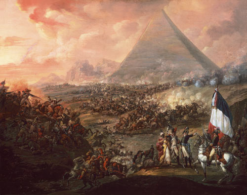Battle of Pyramids de Francois Louis Joseph Watteau