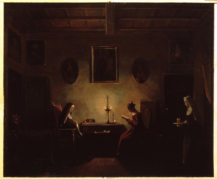 Scene in an Interior de François Marius Granet