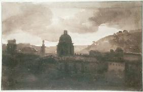 View of Rome from Santa Trinita dei Monti