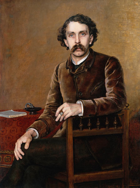 Portrait of Stephane Mallarme de Francois Nardi