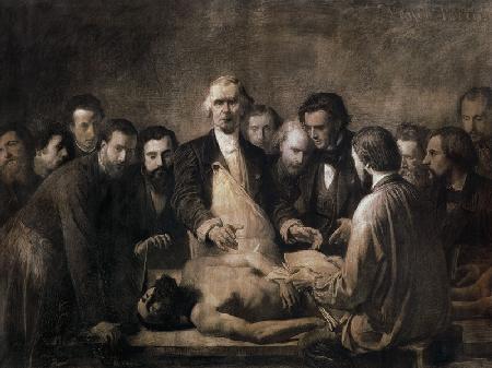 The Anatomy Lesson of Doctor Velpeau (1795-1867)