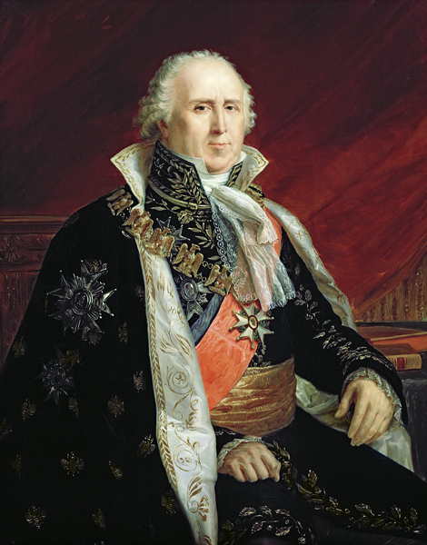 Charles-Francois Lebrun (1739-1824) Duke of Plaisance in the Costume of the Archtreasurer of the Emp de François Pascal Simon Gérard