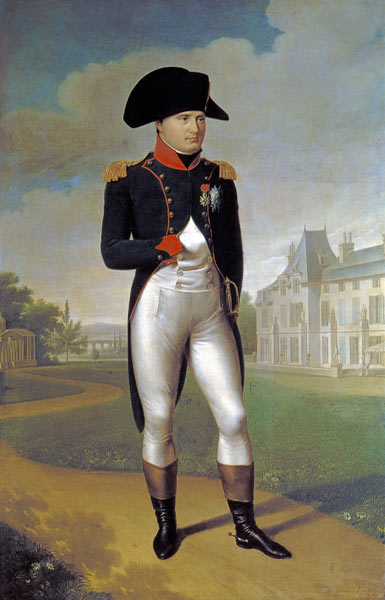 Napoleon I (1769-1821) in Front of the Chateau de Malmaison de François Pascal Simon Gérard