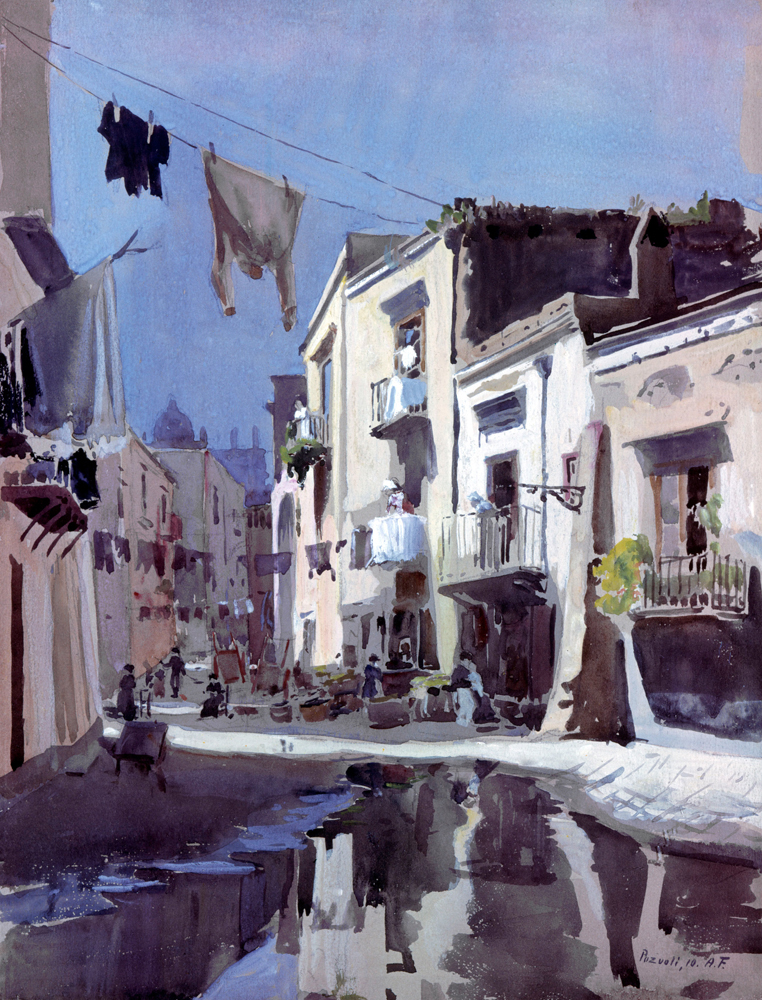 Alley in Pozzuoli de Frank Alfred
