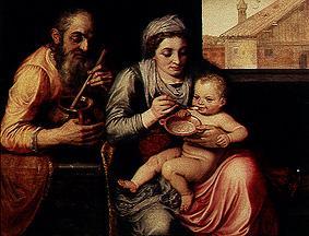 The sacred family de Frans Floris de Vriendt