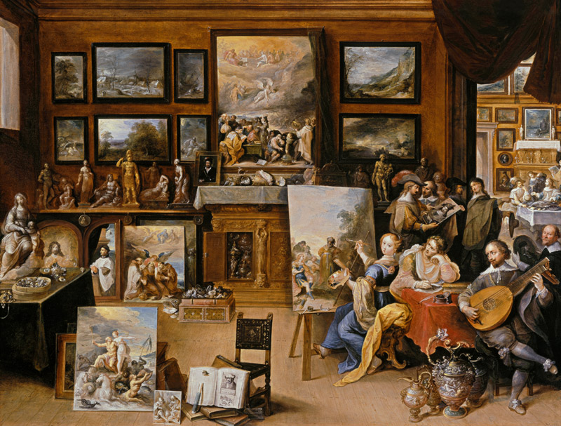 Pictura, Poesis and Musica in a Pronkkamer de Frans Francken d. J.