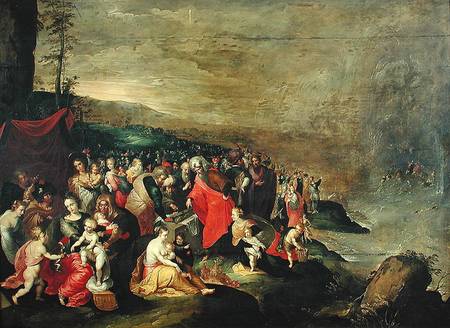 The Crossing of the Red Sea de Frans Francken d. J.