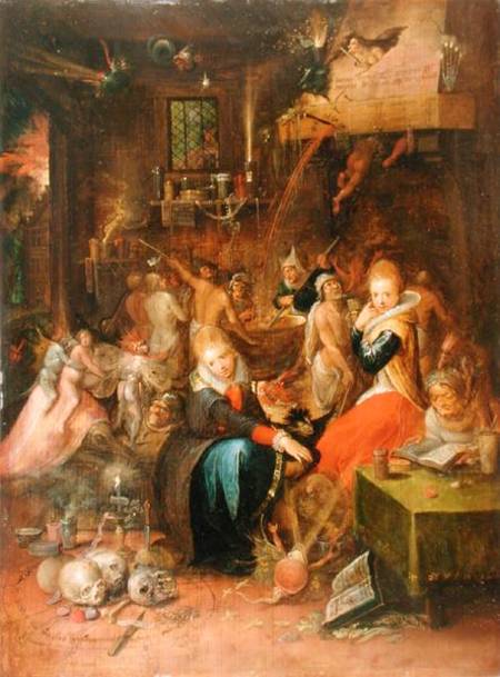 An Incantation Scene de Frans Francken d. J.