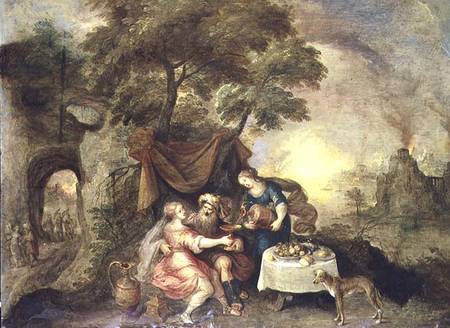 Lot and his Daughters de Frans Francken d. J.