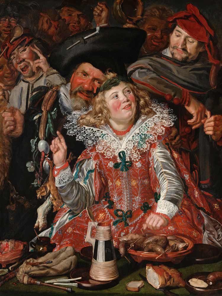 Shrovetide Revellers (The Merry Company) de Frans Hals