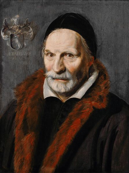 Portrait of the Jacobus Zaffius. de Frans Hals