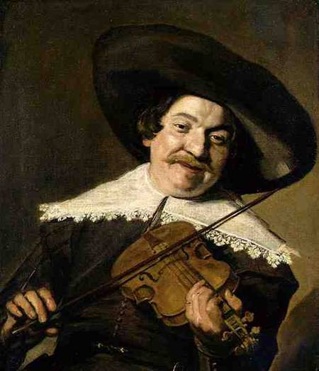 Daniel van Aken Playing the Violin de Frans Hals