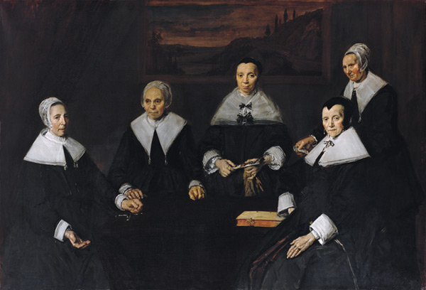 The Regentesses of the Old Men's Almhouse, Haarlem de Frans Hals