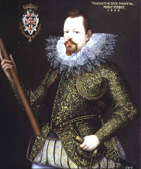 Vicenzo Gonzaga, Duke of Mantua de Frans I Pourbus