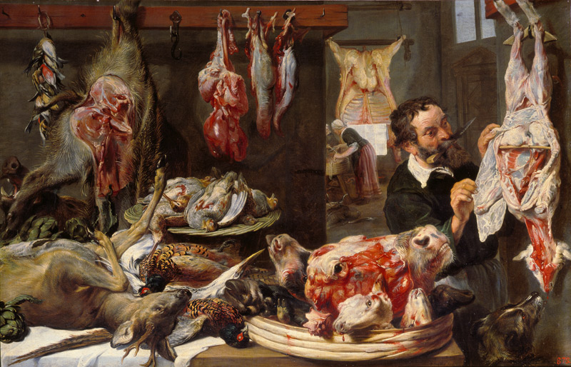 A butcher shop de Frans Snyders