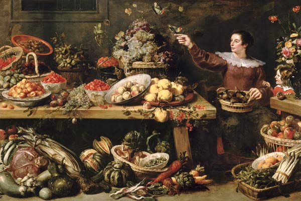 Still Life with Fruit and Vegetables de Frans Snyders