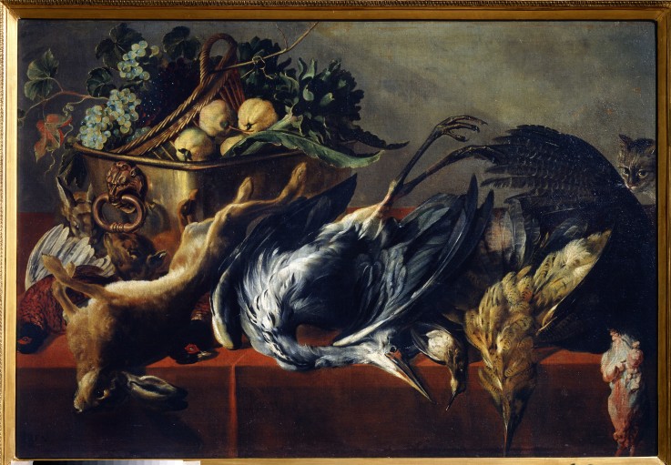Still Life with an Ebony Chest de Frans Snyders