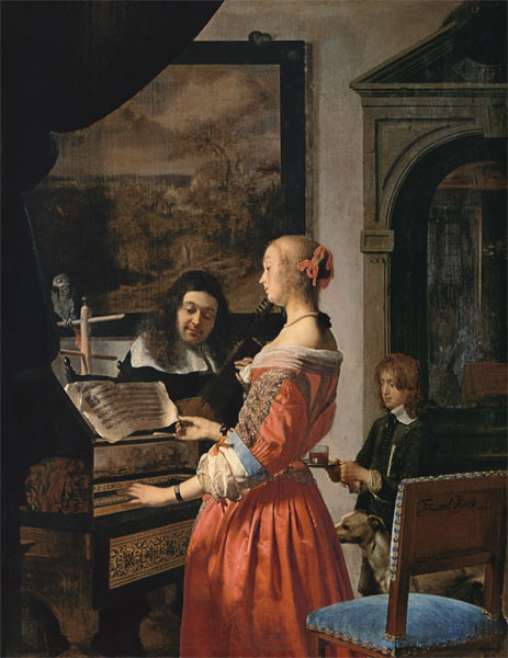 Concierto de familia de Frans van Mieris d.Ä.