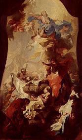 The Ascension Day Mariae de Franz Anton Maulbertsch