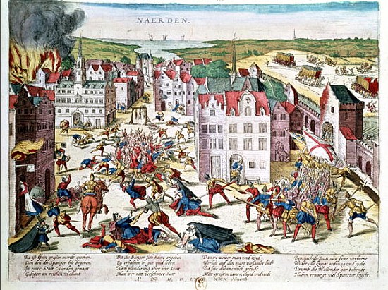 Massacre in Flanders during the Government of Fernando Alvarez de Toledo (1508-82) Duke of Alba, 30t de Franz Hogenberg