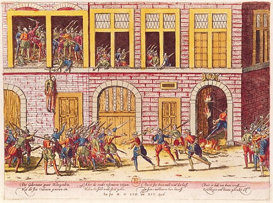 The Hanging of Mottegondrin, in April 1562 de Franz Hogenberg
